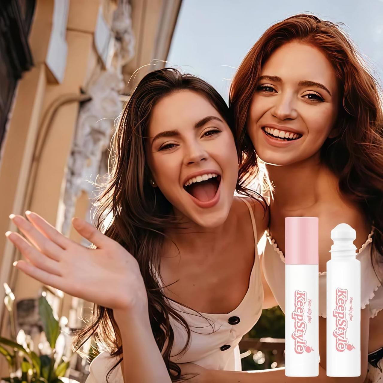 Keepstyle Body Glue Adhesive Body Glue Roll on Body Glue Non Slip Glue