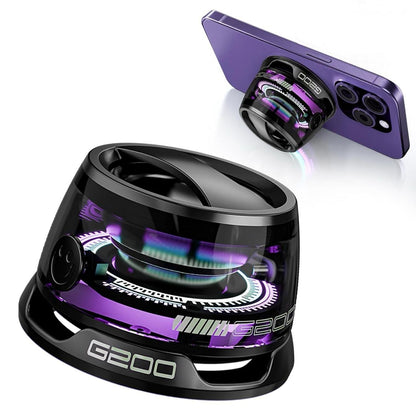 G200 Magnetic Bluetooth Speaker  Portable Mini Magnetic Speaker  Magnetic Bluetooth Speaker with RGB Light
