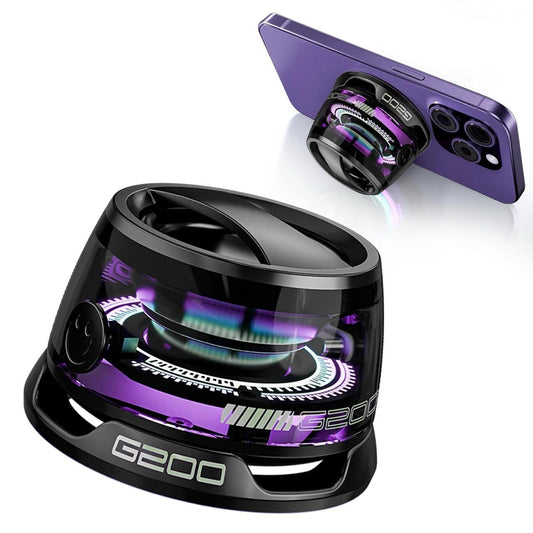 G200 Magnetic Bluetooth Speaker  Portable Mini Magnetic Speaker  Magnetic Bluetooth Speaker with RGB Light