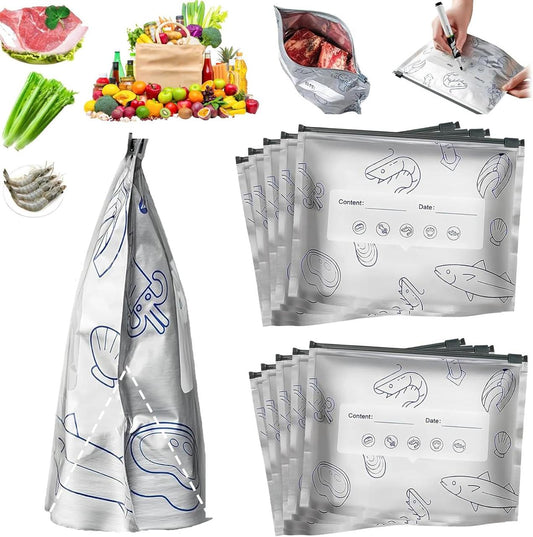 Reusable Aluminum Foil Bag , Reusable Aluminum Food Storage Bag