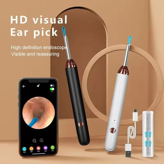 Earwax Cleaner With Camera LED Flashlight Earwax Cleaner Earwax cleaner tool kit with 1080P camera WIFI & LED Light