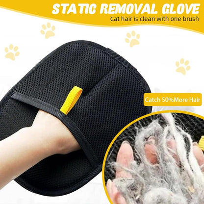 Electrostatic Pet Hair Removal Gloves Cat Dog Hair Remover Glove Reusable Pet Hair Remover Gloves