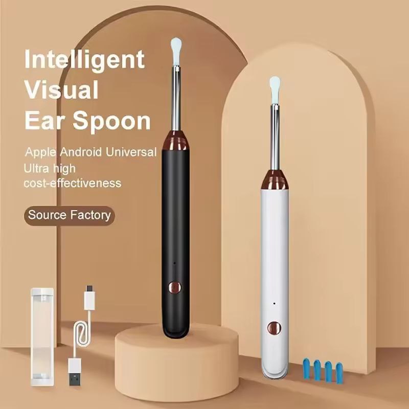 Earwax Cleaner With Camera LED Flashlight Earwax Cleaner Earwax cleaner tool kit with 1080P camera WIFI & LED Light
