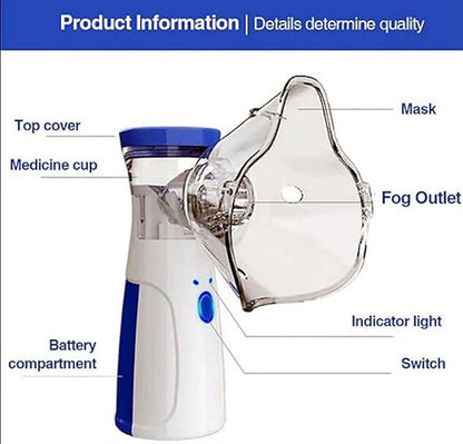 Mini Portable Mesh Nebulizer Rechargeable Mesh Nebulizer