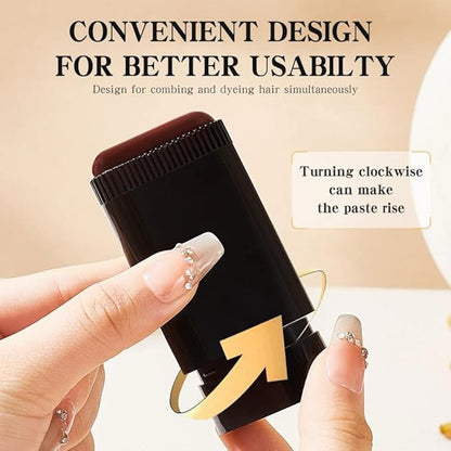 Hair Color Stick Hair Dye Stick Safe and Convenient Comb Hair Dye Hair Dressing Wand