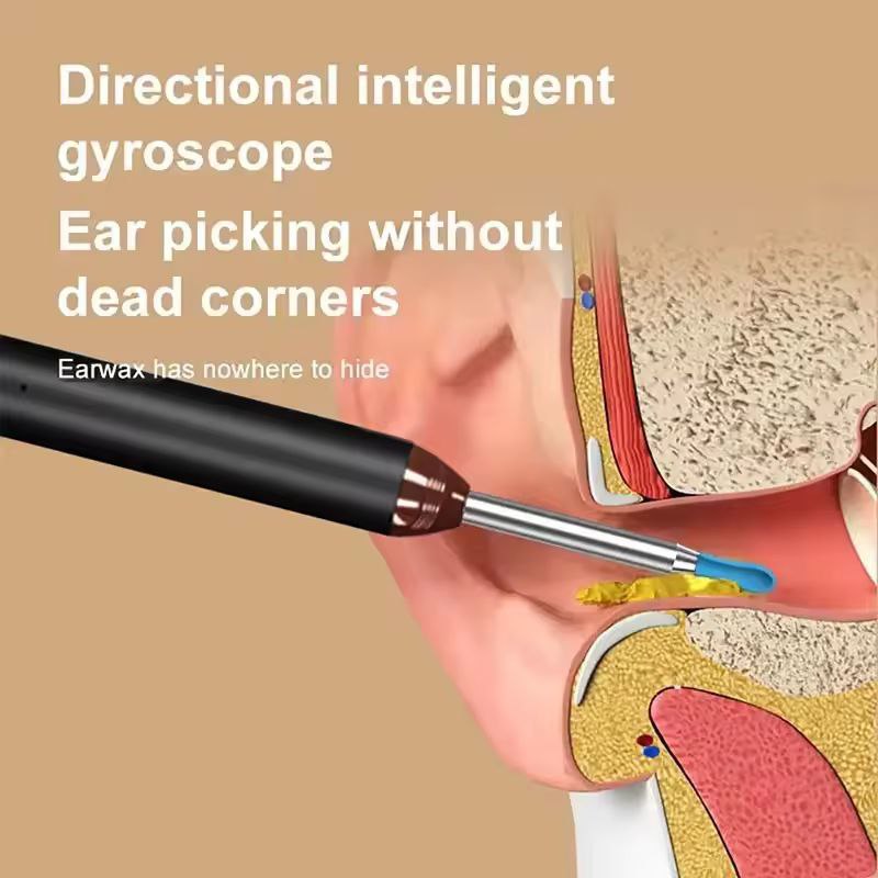 Earwax Cleaner With Camera LED Flashlight Earwax Cleaner Earwax cleaner tool kit with 1080P camera WIFI & LED Light