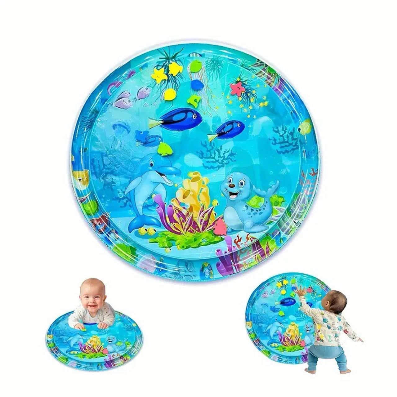 Round Baby Water Play Mat Round Baby Water Mat  Baby Slap Pad