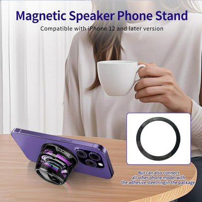 G200 Magnetic Bluetooth Speaker  Portable Mini Magnetic Speaker  Magnetic Bluetooth Speaker with RGB Light