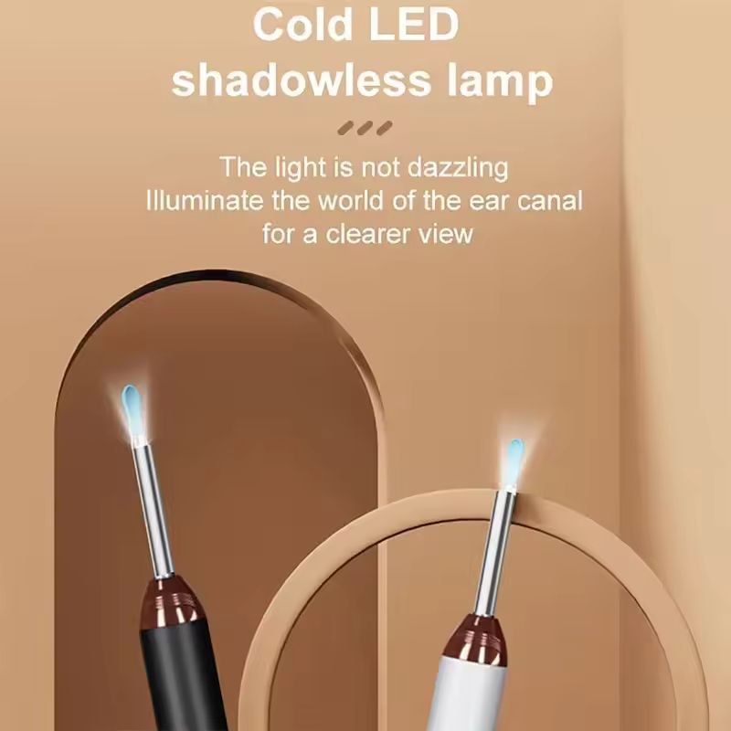 Earwax Cleaner With Camera LED Flashlight Earwax Cleaner Earwax cleaner tool kit with 1080P camera WIFI & LED Light