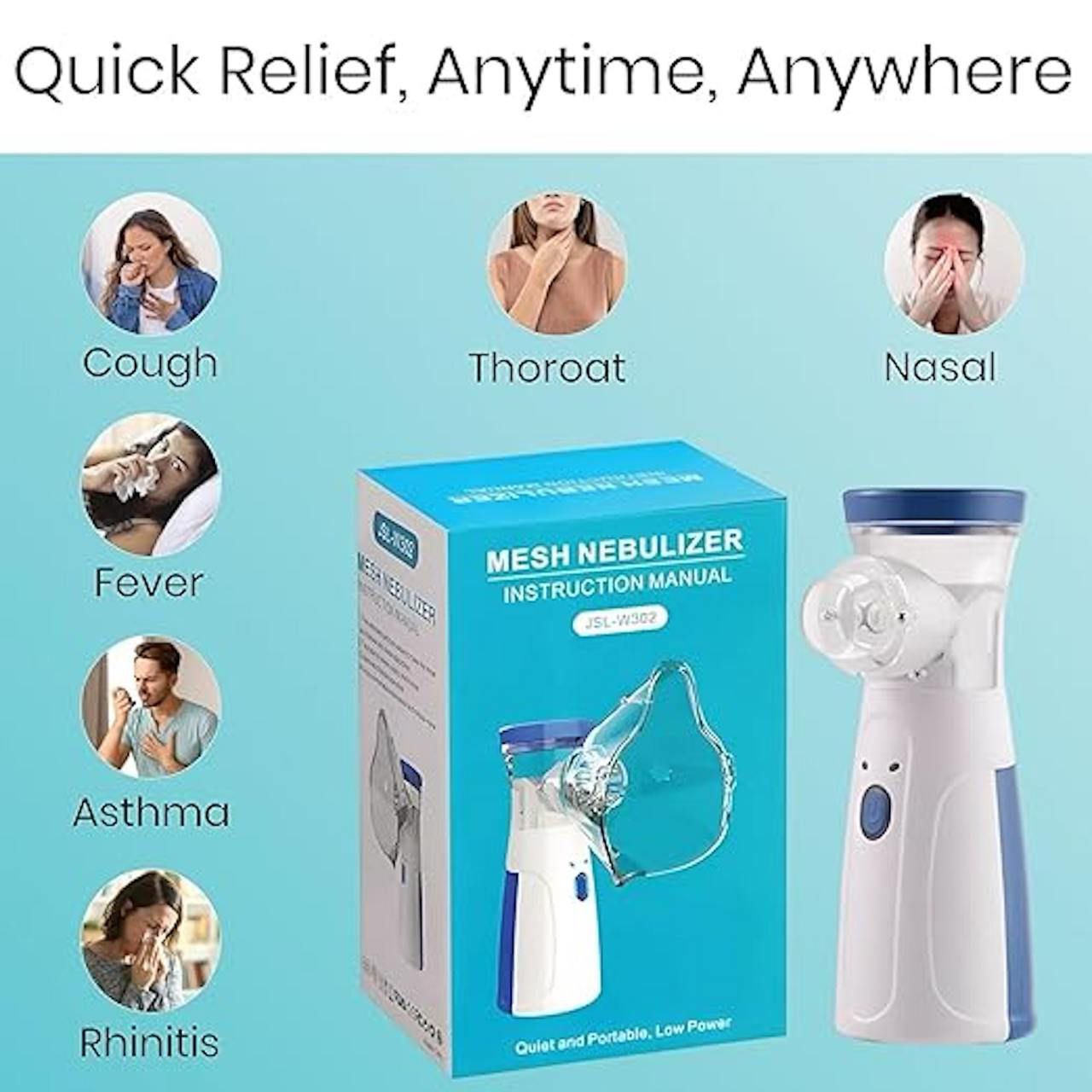 Mini Portable Mesh Nebulizer Rechargeable Mesh Nebulizer