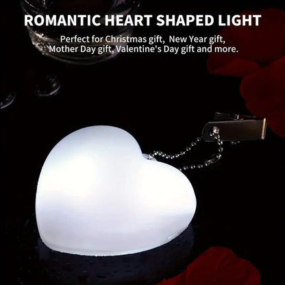 Heart Shaped Purse Light  Glowing Purse Keychain  Heart Shape Keychain