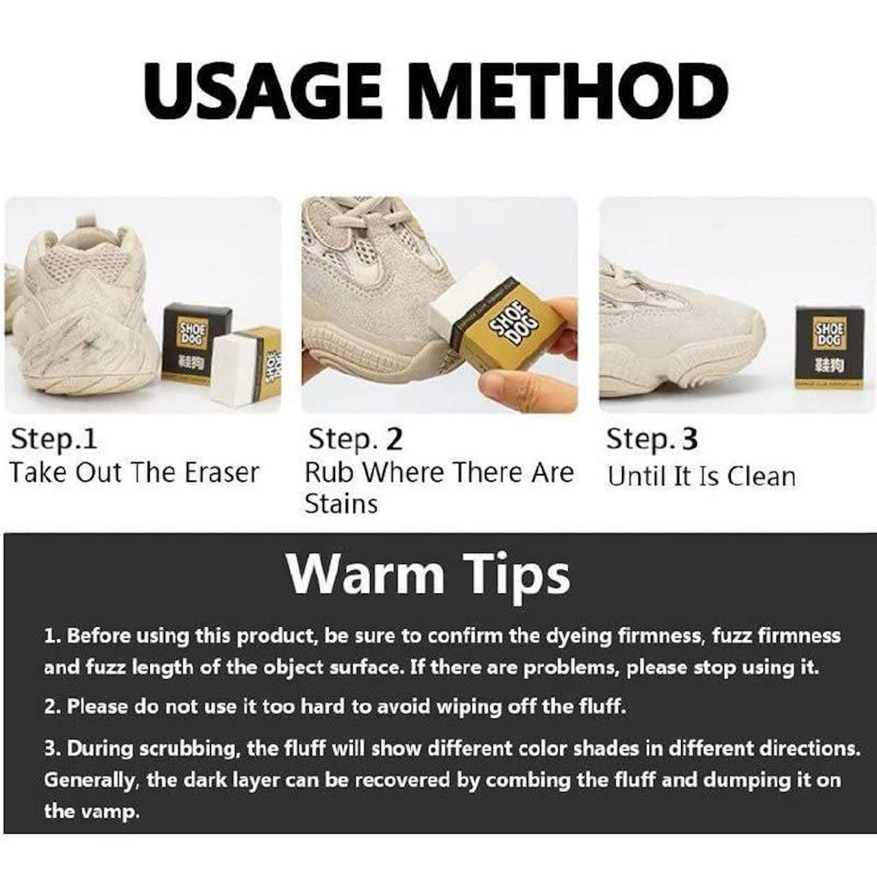 Shoe Cleaning Eraser  Shoe Eraser  Shoe Dog Eraser  Shoe Cleaner Eraser