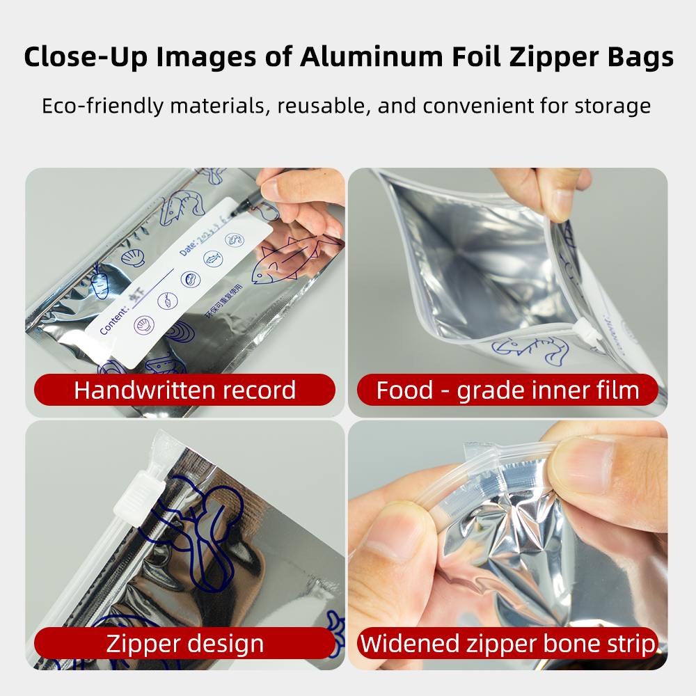 Reusable Aluminum Foil Bag , Reusable Aluminum Food Storage Bag